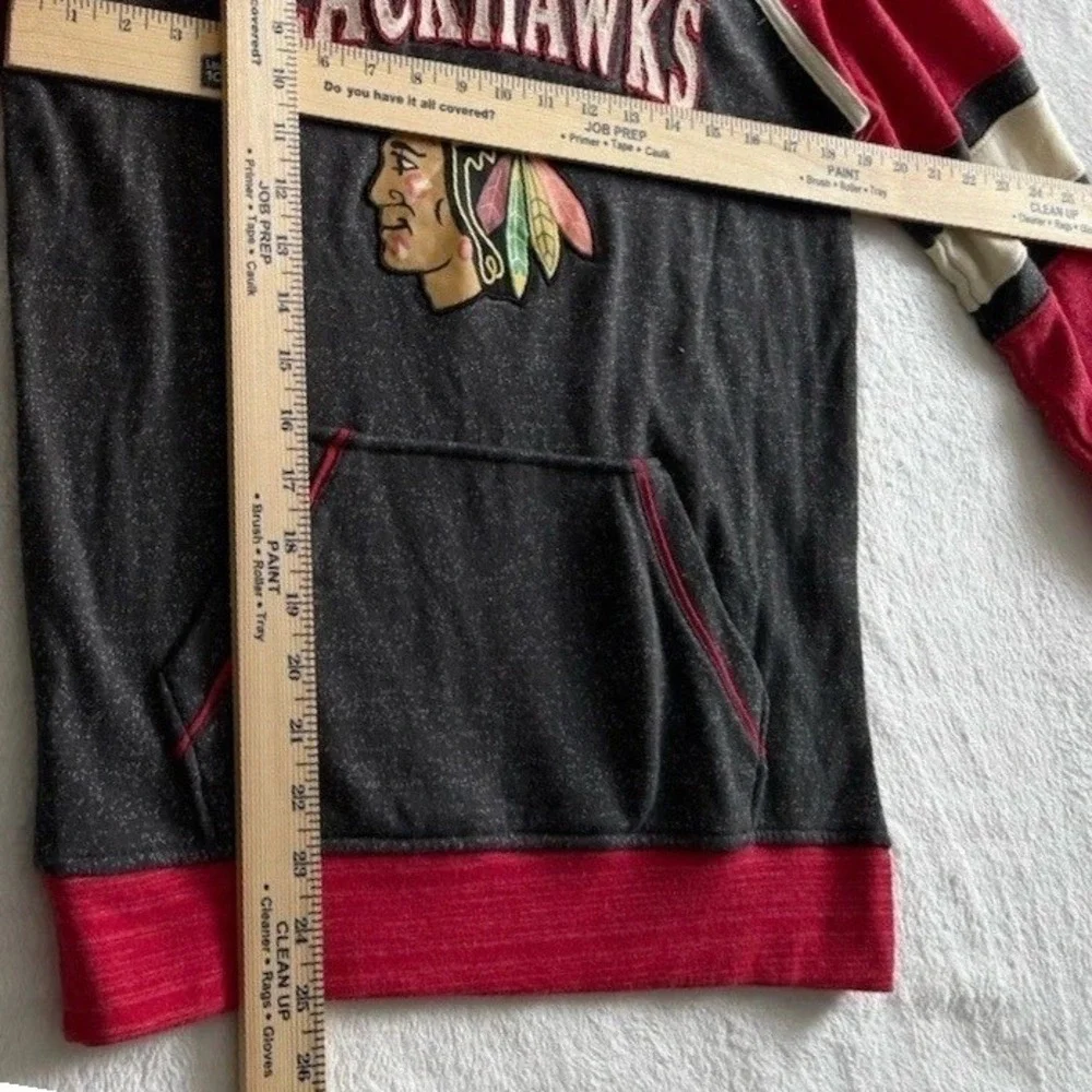 Chicago Blackhawks Women's‎ Hoodie Sweatshirt Medium Red Old Time Hockey NHL NEW